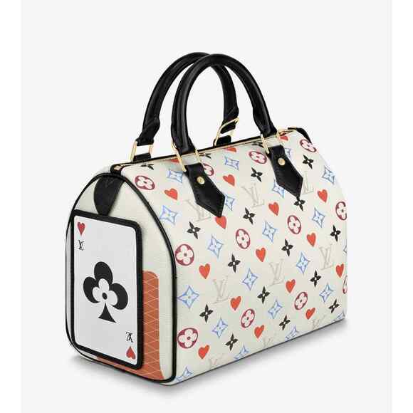 Louis Vuitton Game On Speedy Bandouliere 25 White Monogram Handle Shoulder Bag - Picture 4 of 12